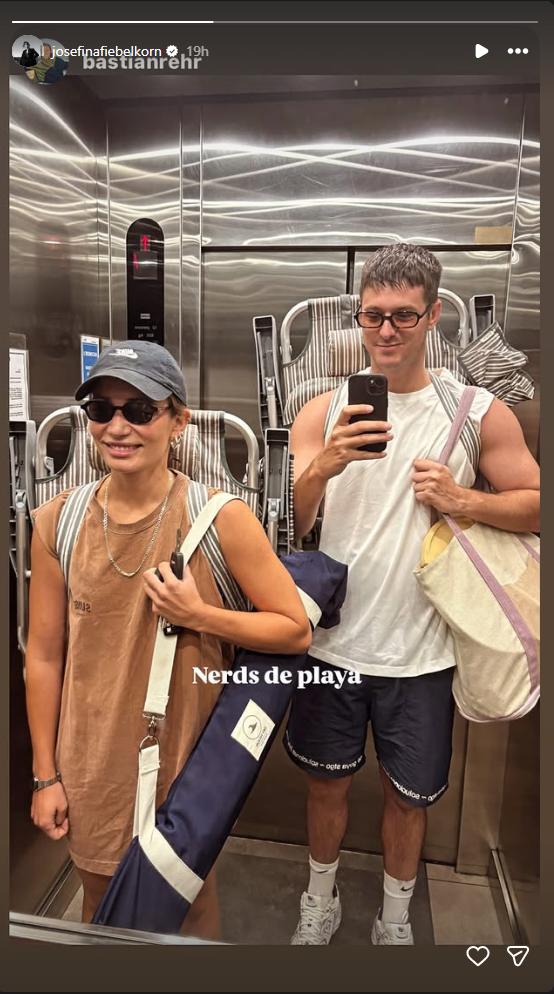 Josefina Fiebelkorn se deja ver junto a su nueva pareja | Instagram