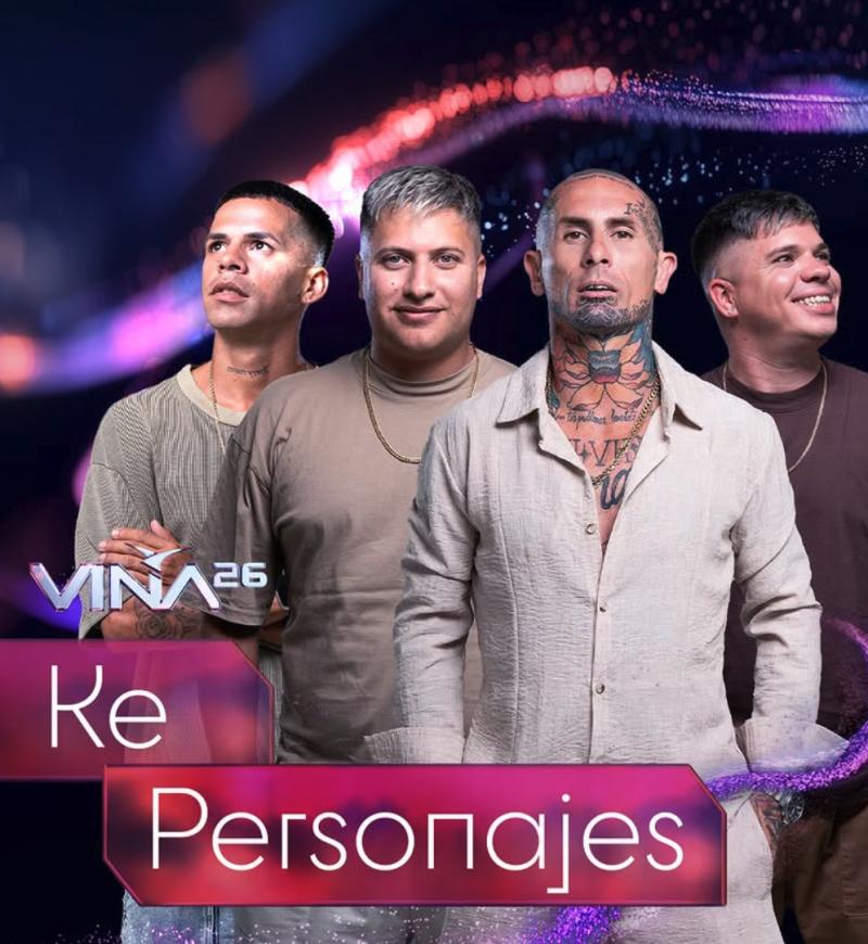 Ke Personajes estará en la cuarta noche del Festival de Viña 2026.