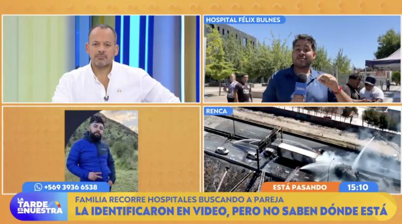 Familia busca a pareja desaparecida tras explosión en Renca.