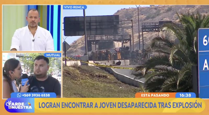 Hallan a Paulette, joven que había desaparecido tras explosión en Renca.