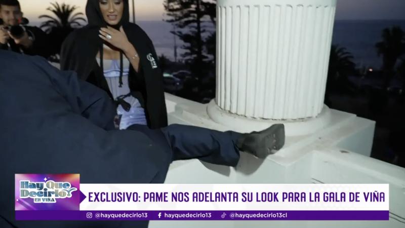 El vestido de Pamela Díaz.