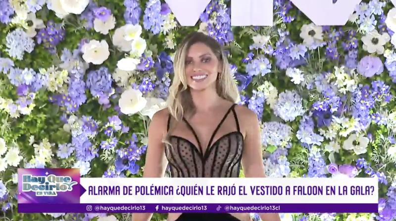 El percance que habría sufrido Faloon en la Gala de Viña.