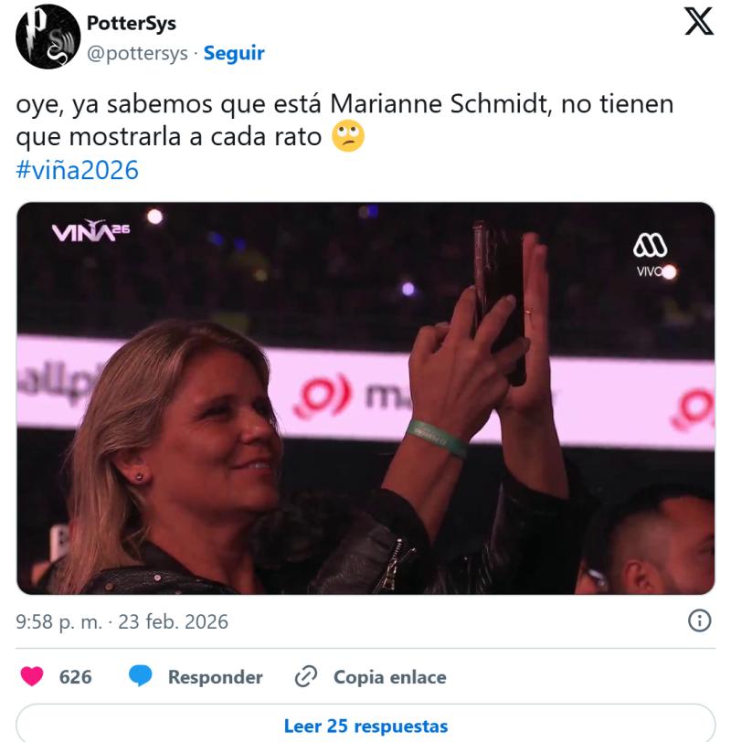 Periodista Marianne Schmidt es criticada en redes | X