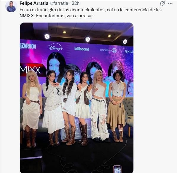 Captura de NMIXX en Viña del Mar 2026