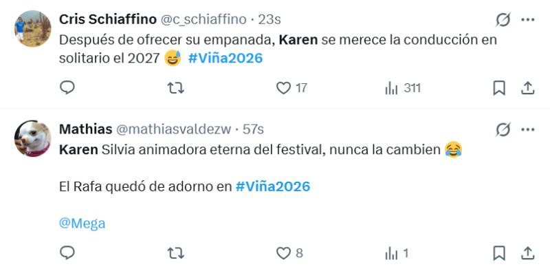 Karen Doggenweiler sacó carcajadas con su frase a Esteban Düch - X