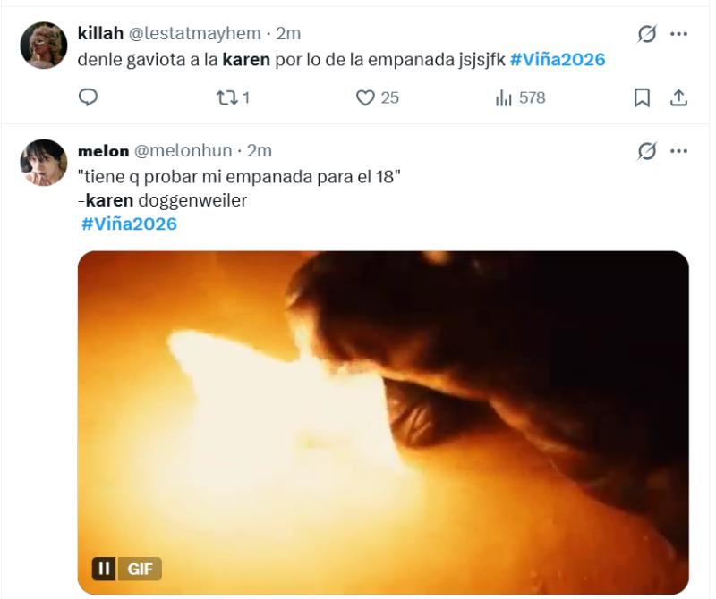 Karen Doggenweiler sacó carcajadas con su frase a Esteban Düch - X