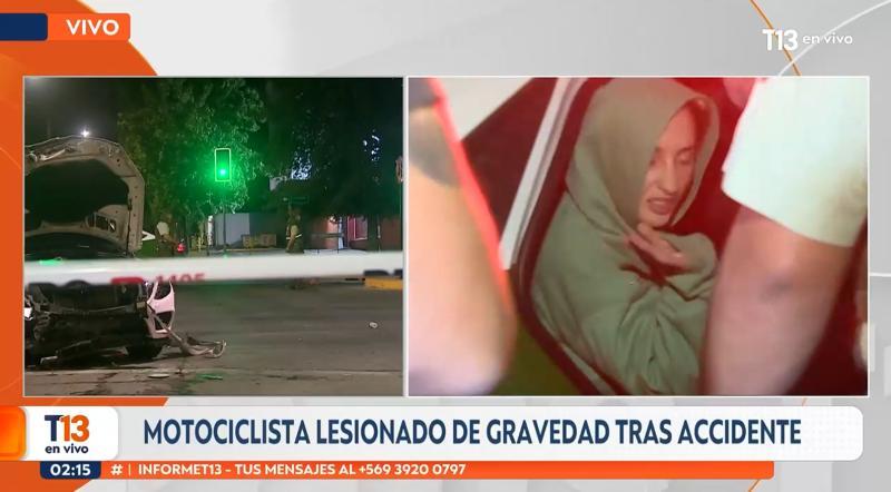 Fran Maira protagonizó grave atropello en Lo Barnechea.