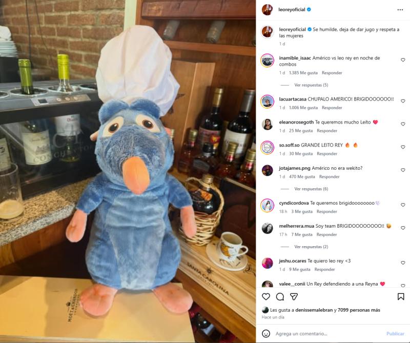 Leo Rey publica comentada foto contra Américo | Instagram