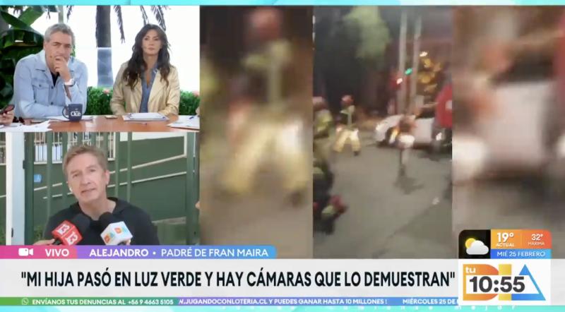 Padre de Fran Maira se refiere al accidente de su hija.