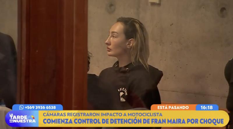 Control de detención de Fran Maira.