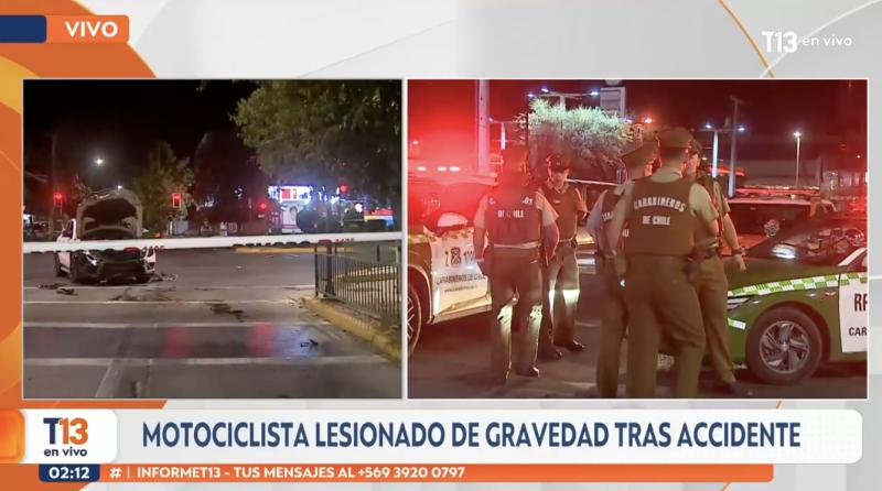 Fran Maira protagonizó grave atropello en Lo Barnechea.