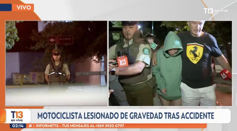 Fran Maira protagonizó grave atropello en Lo Barnechea.