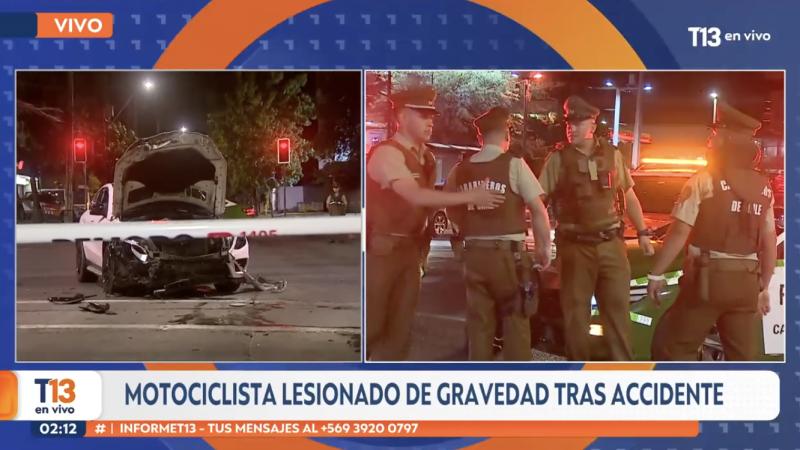 Fran Maira protagonizó grave atropello en Lo Barnechea.