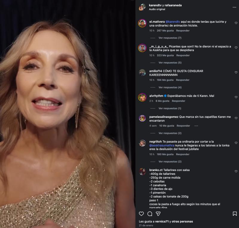 Critican a Karen Doggenweiler por corte abrupto de Asskha Sumathra - Aton.