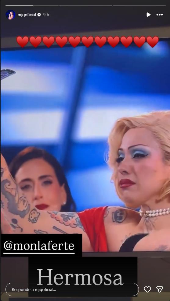 María José Quintanilla felicita a Mon Laferte | Instagram