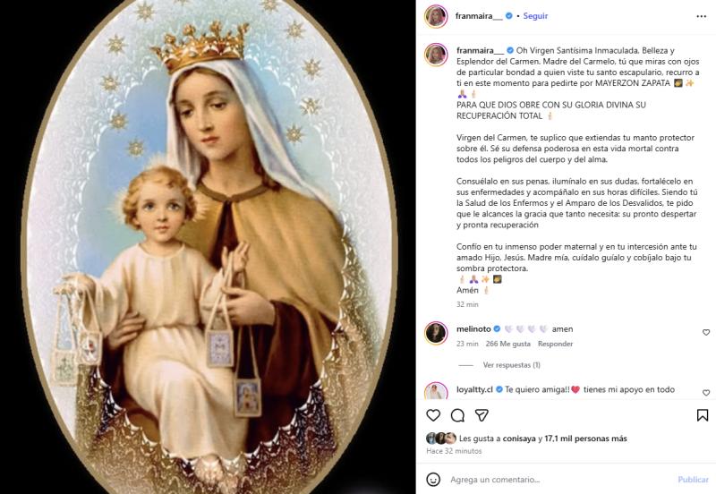 Publicación de Fran Maira | Instagram