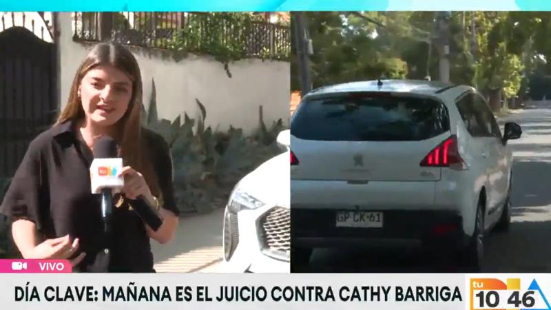 La salida de Cathy Barriga de su vivienda