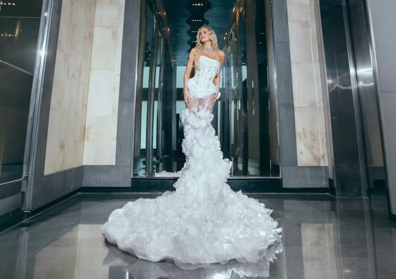 El vestido de Inna Moll fue diseñado por Ximena Olavarría