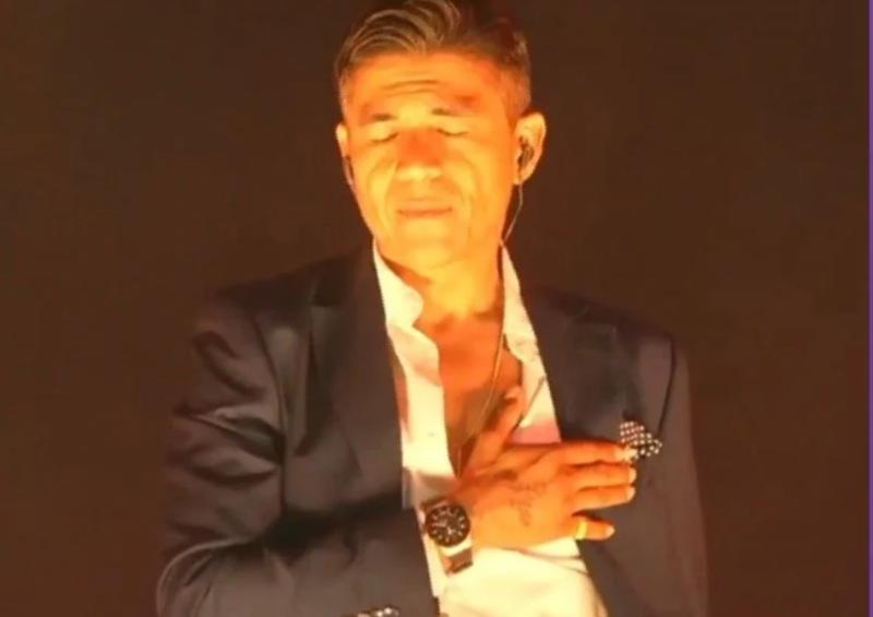 Américo durante su dirscurso