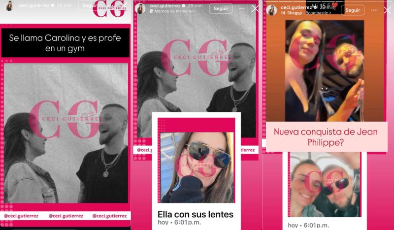 Cecilia Gutiérrez da a conocer identidad de nueva pareja de Jean Philippe.