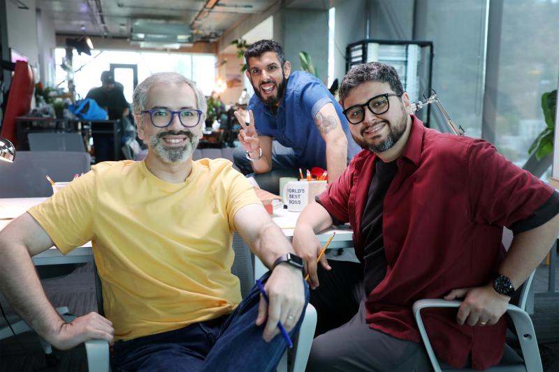 Luis Slimming, Marcelo Valverde y Héctor Romero. Créditos: Canal 13