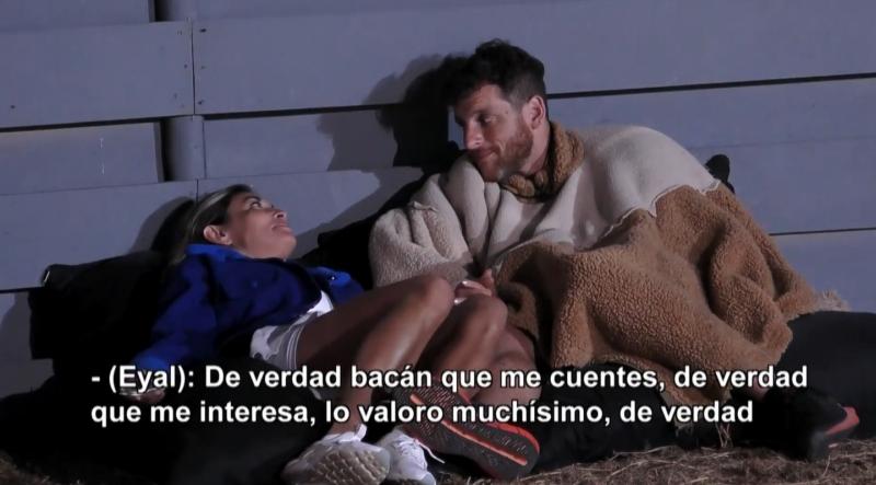 La reacción de Eyal Meyer al escuchar el relato de Evelyn Ortiz