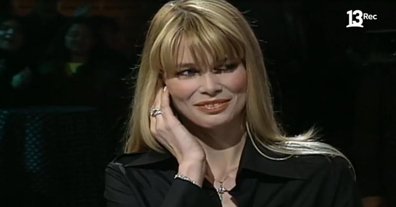 Claudia Schiffer visitó el programa Noche de Ronda en el año 1996