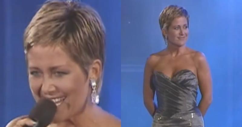 Andrea Tessa y Peabo Bryson cantaron juntos en el Festival de Viña 2001