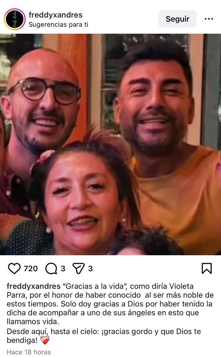 Freddy Pérez y Andrés Caniulef - Instagram