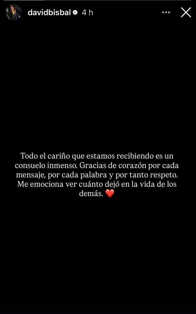 Historia de David Bisbal | Instagram