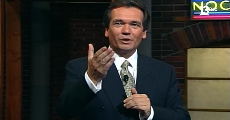 El presente Juan Guillermo Vivado, el recordado animador de Noche de Ronda, 1997