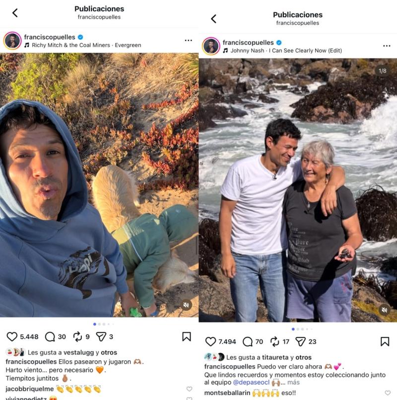 Interacciones entre Vesta Lugg y Chapu Puelles que aviva rumores de relación | Instagram