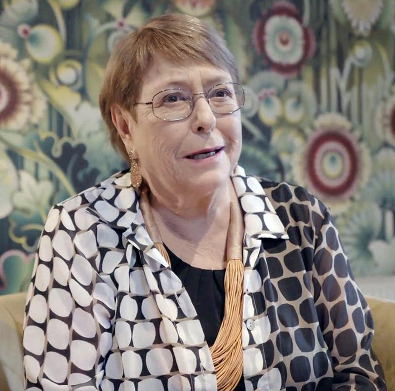 Expresidenta Michelle Bachelet se refiere a la importancia de Lugares que hablan.