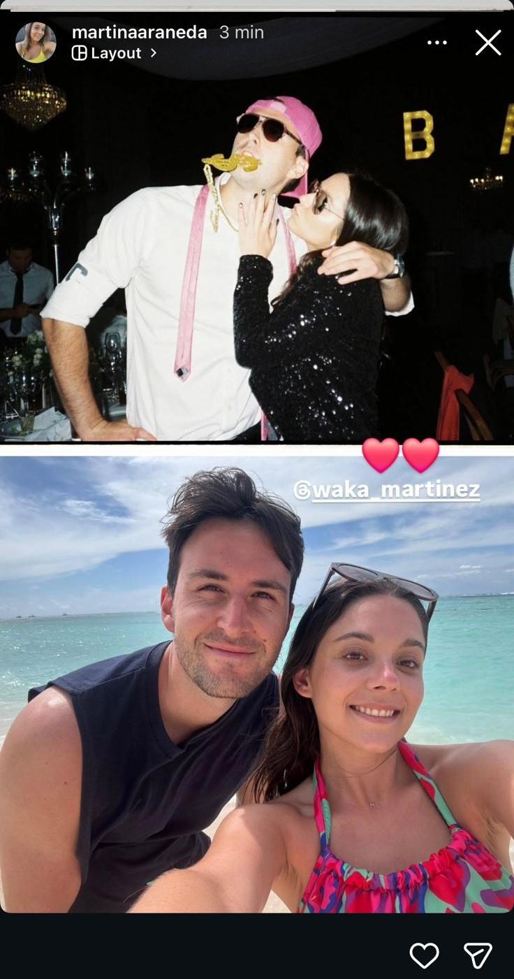 Martina Araneda, hija de Rafael Araneda y Marcela Vacarezza - Instagram