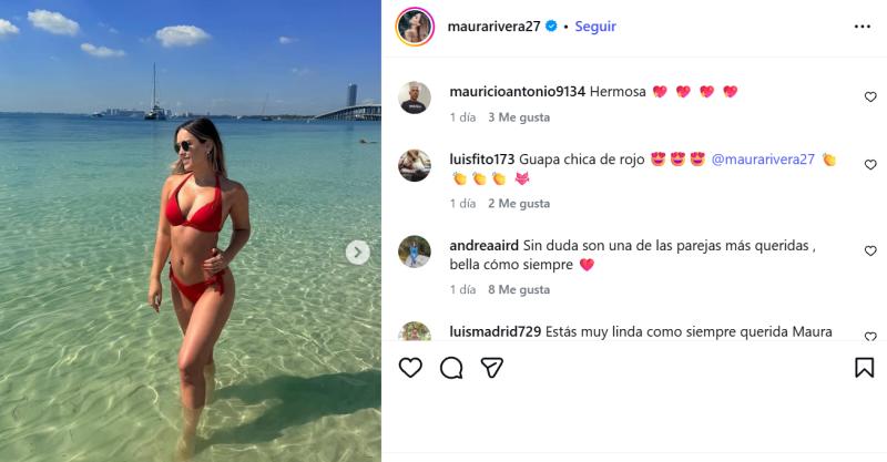 El comentado bikinazo de Maura Rivera - Instagram