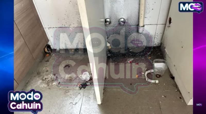 Así quedó el departamento de Pancha Merino tras abandonarlo | Captura Modo Cahuin