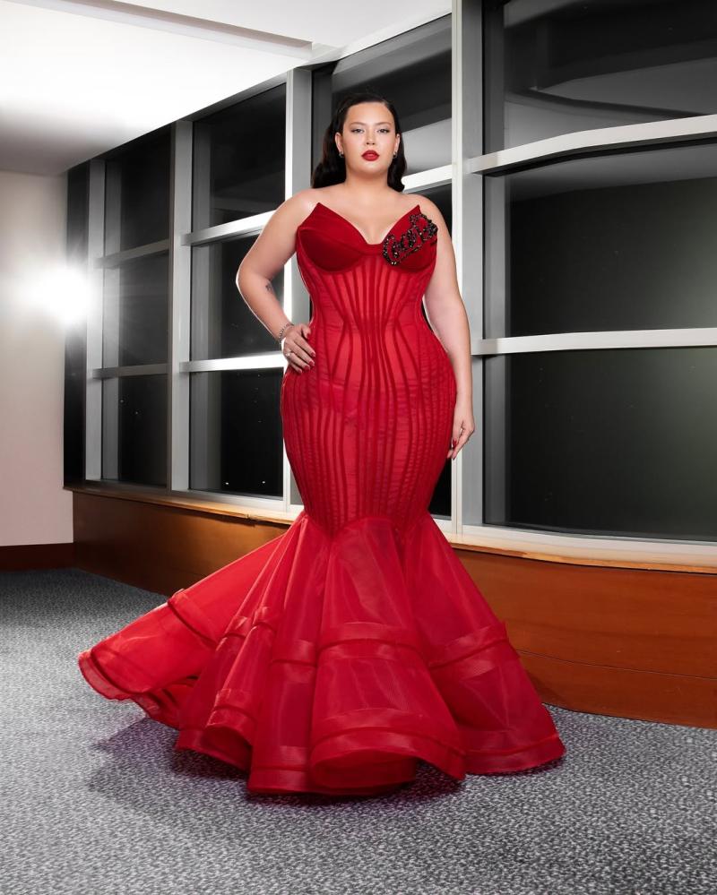 Michelle Carvalho con su polémico vestido de la gala 2025 - Instagram