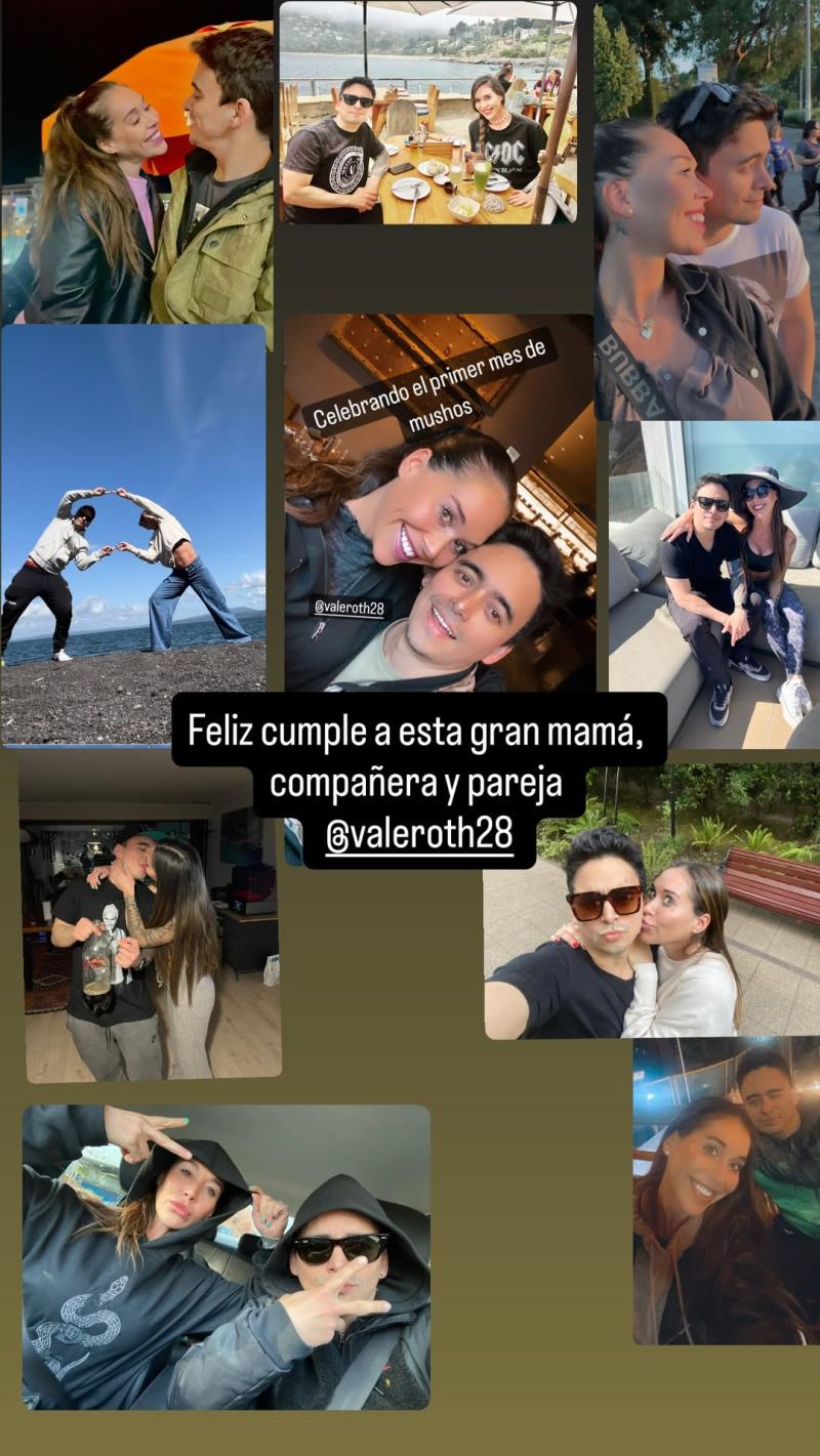 El mensaje de Miguel de la Fuente a Vale Roth por su cumpleaños - Instagram