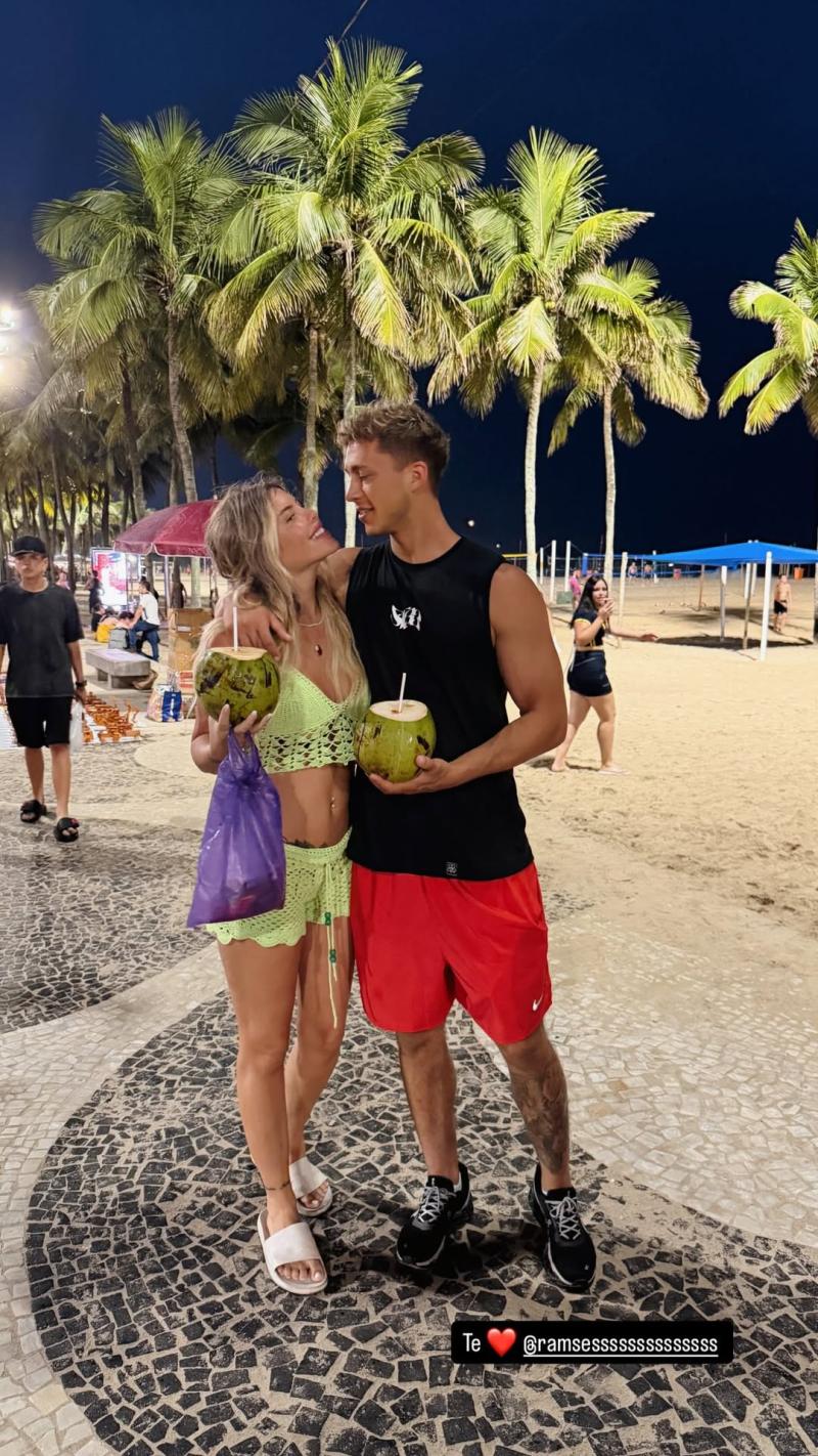 Pareja de Coté López tuvo un accidente en Brasil | Instagram