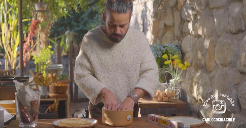 Carlo von Mühlenbrock te enseña una receta de torta de panqueques en Vive Sustentable