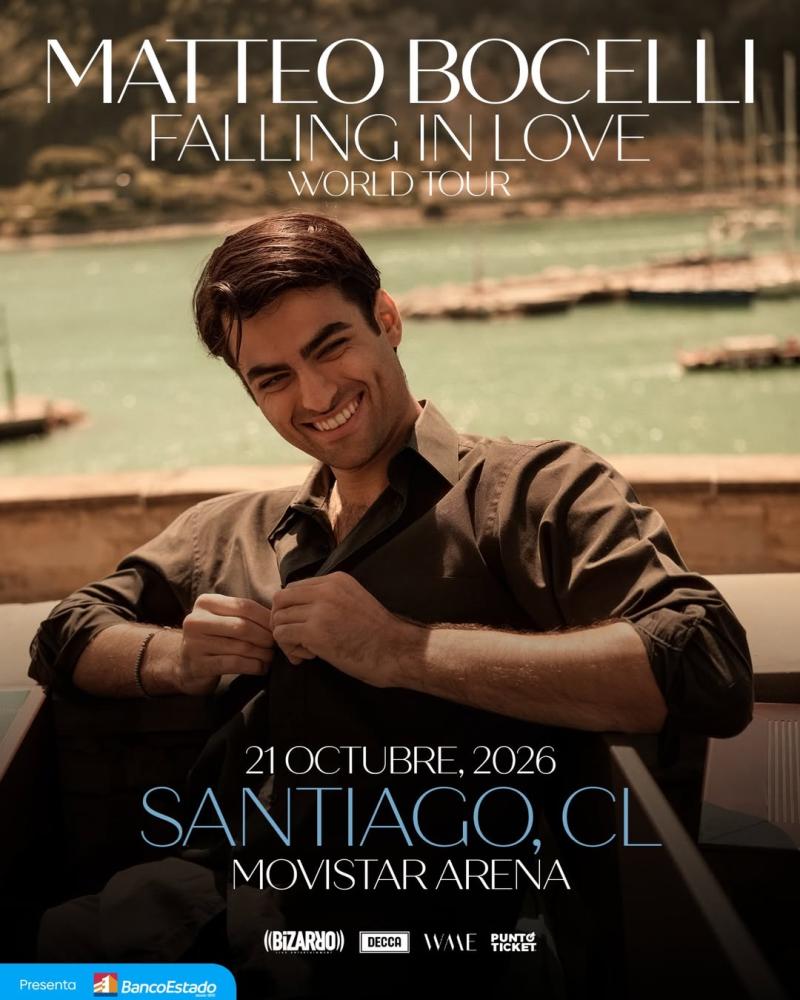 Matteo Bocelli anuncia concierto