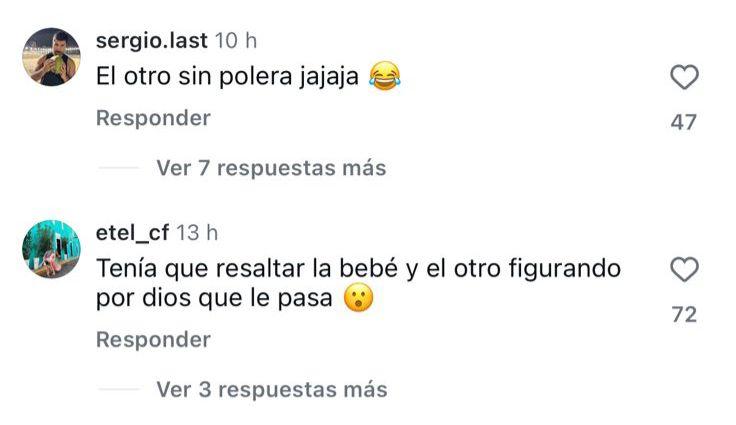 Comentarios en post de Sammis Reyes y Emilia Dides | Instagram
