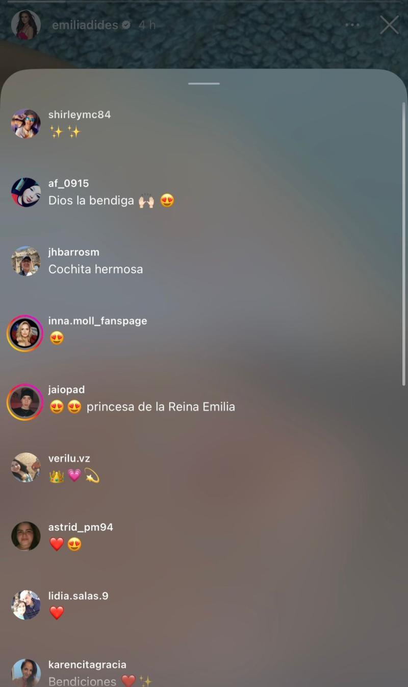 Reacciones que generó la foto de la hija de Emilia Dides y Sammis Reyes - Instagram