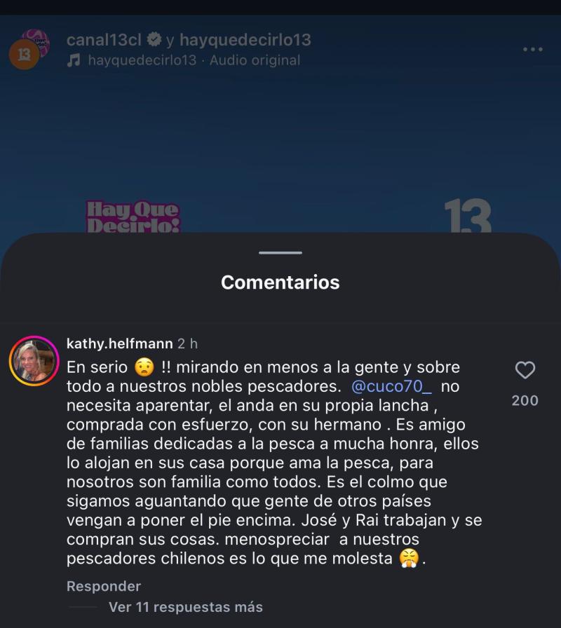 Mamá de Raimundo y Cuco Cerda le responde a Luis Mateucci - Instagram HQD