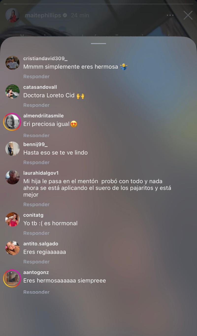 Comentarios que recibió Maite Phillips tras compartir íntimo mensaje - Instagram