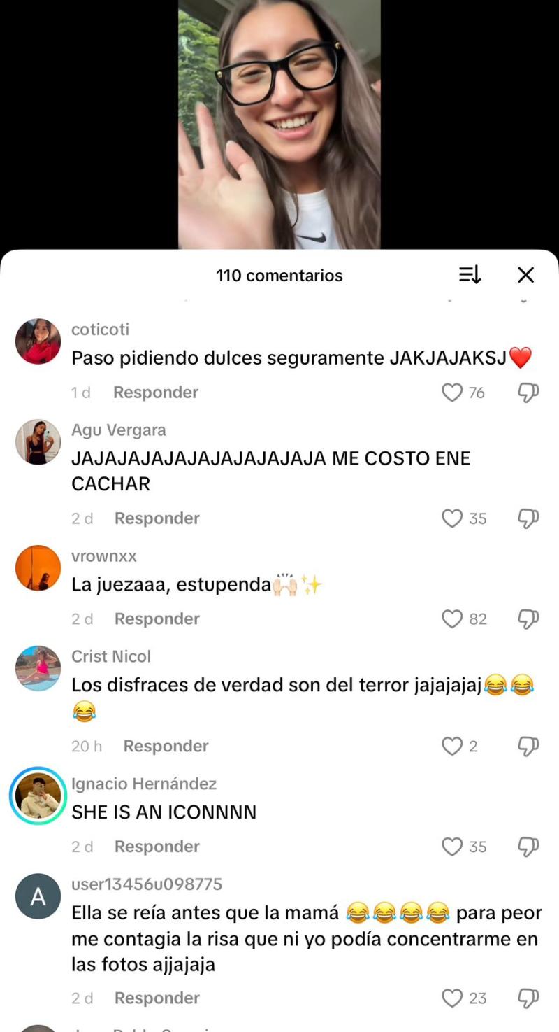 Carmen Gloria Arroyo fue víctima de viral broma de su hija - Captura Tiktok