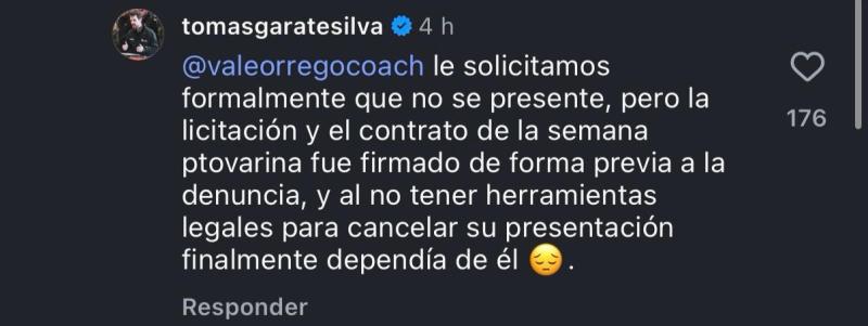 Respuesta del alcalde de Puerto Varas | Instagram
