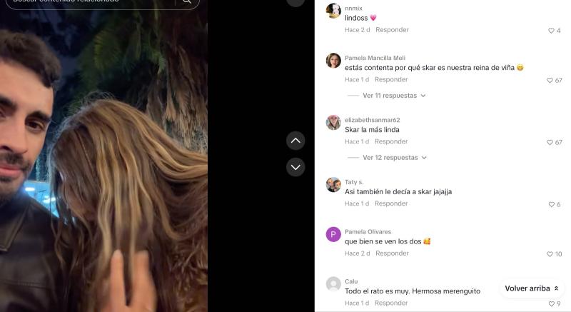 Comentarios de fans de Skarleth Labra a Luna Marinetti - Tiktok