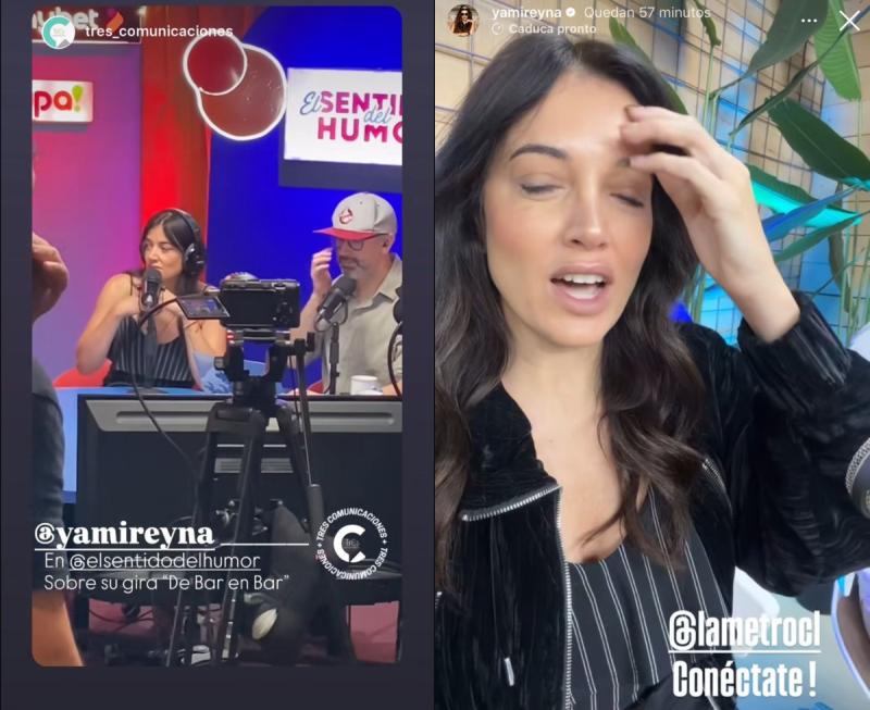 Yamila Reyna durnate su participación en La Metro FM y El Sentido del Humor no aparece con su anillo de compromiso | Instagram