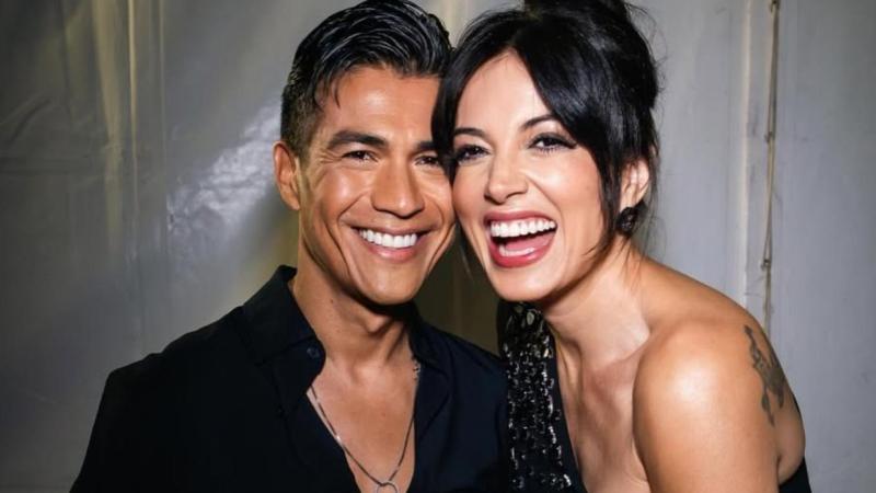 Yamila Reyna con Américo